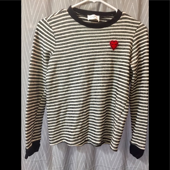 Striped Lightweight Sweatshirt ❤️ - Picture 1 of 3